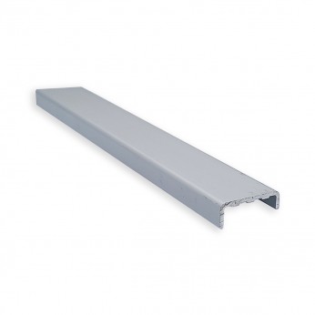 Edge banding 8/6 mm. for 18 mm. board. - - matt anodized 27. Aluminium edge profiles