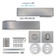 IVENTO Door handle LUX, inox Interior door handle sets
