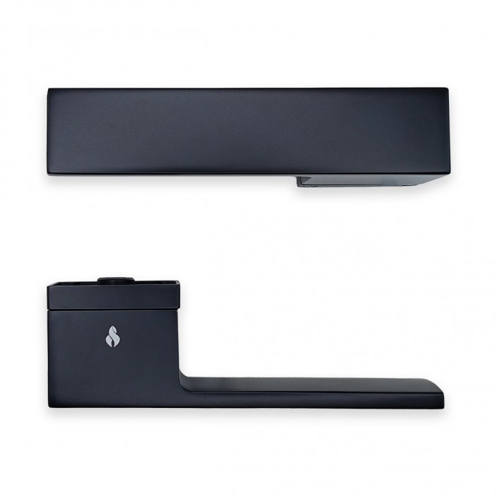 IVENTO Door handle LUX, black Interior door handle sets