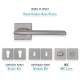 IVENTO Door handle LUX, inox Interior door handle sets