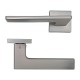IVENTO Door handle LUX, inox Interior door handle sets