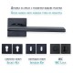 IVENTO Door handle LUX, black Interior door handle sets