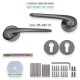 IVENTO Door handle, elegant shape, titanium color Interior door handle sets