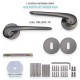 IVENTO Door handle, elegant shape, titanium color Interior door handle sets