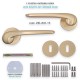 IVENTO Door handle, elegant shape, gold color stainless steel Interior door handle sets