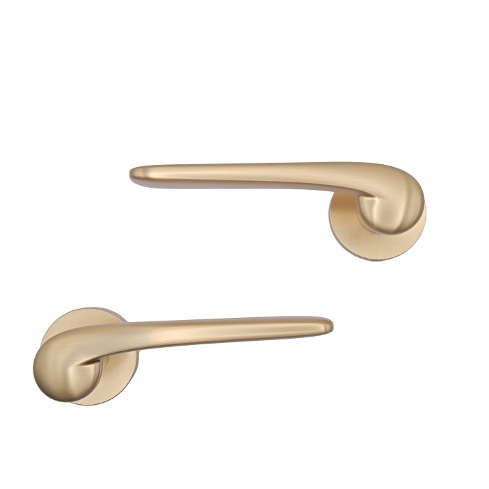 IVENTO Door handle, elegant shape, gold color stainless steel Interior door handle sets