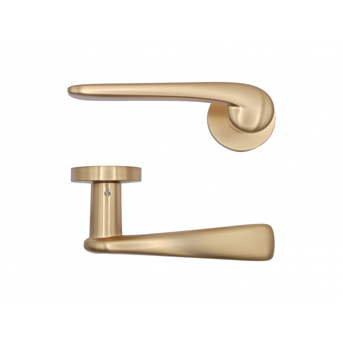 IVENTO Door handle, elegant shape, gold color stainless steel Interior door handle sets