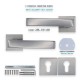 IVENTO Interior and exterior door handle,inox 29L.101-102-103.08 - Handles for interior and exterior doors Elegance IVENTO Interior and exterior door handle,inox Handles for interior and exterior doors Elegance