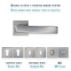 IVENTO Interior and exterior door handle,inox 29L.101-102-103.08 - Handles for interior and exterior doors Elegance IVENTO Interior and exterior door handle,inox Handles for interior and exterior doors Elegance