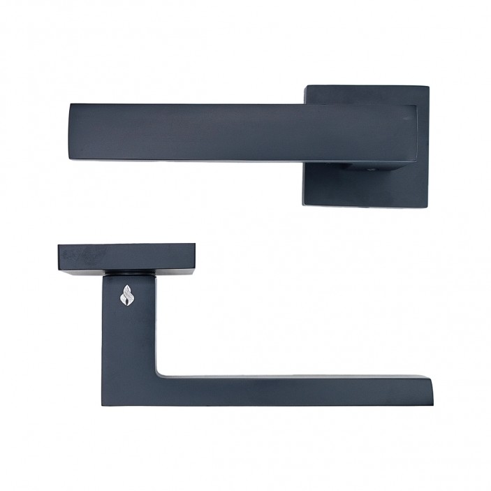 IVENTO Interior and exterior door handle, black Handles for interior and exterior doors Elegance