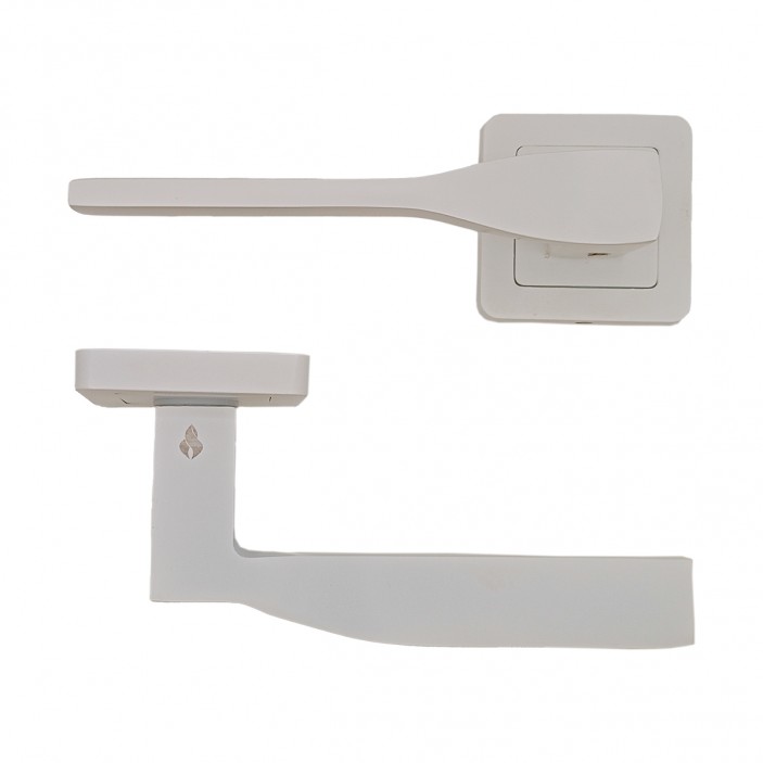 IVENTO Interior and exterior door handle, white 29L.105-106-107.12 - Handles for interior and exterior doors Elegance IVENTO Interior and exterior door handle, white Handles for interior and exterior doors Elegance