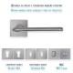 IVENTO Interior and exterior door handle,inox 29L.110-111-112.08 - Handles for interior and exterior doors Elegance IVENTO Interior and exterior door handle,inox Handles for interior and exterior doors Elegance