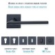 IVENTO Interior and exterior door handle, black 29L.110-111-112.16 - Handles for interior and exterior doors Elegance IVENTO Interior and exterior door handle, black Handles for interior and exterior doors Elegance