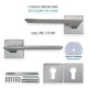 IVENTO Interior and exterior door handle,inox 29L.115-116-117.08 - Handles for interior and exterior doors Elegance IVENTO Interior and exterior door handle,inox Handles for interior and exterior doors Elegance
