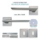 IVENTO Interior and exterior door handle,inox 29L.115-116-117.08 - Handles for interior and exterior doors Elegance IVENTO Interior and exterior door handle,inox Handles for interior and exterior doors Elegance