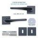 IVENTO Interior and exterior door handle, black 29L.120-121-122.16 -  IVENTO Interior and exterior door handle, black
