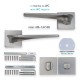 IVENTO Interior and exterior door handle,inox 29L.125-126-127.08 - Handles for interior and exterior doors Elegance IVENTO Interior and exterior door handle,inox Handles for interior and exterior doors Elegance