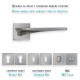 IVENTO Interior and exterior door handle,inox 29L.125-126-127.08 - Handles for interior and exterior doors Elegance IVENTO Interior and exterior door handle,inox Handles for interior and exterior doors Elegance
