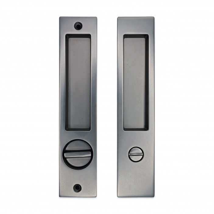 IVENTO handle, WC rosette set with lock, titanium 29L.200.14 - Interior door handle sets IVENTO handle, WC rosette set with lock, titanium Interior door handle sets