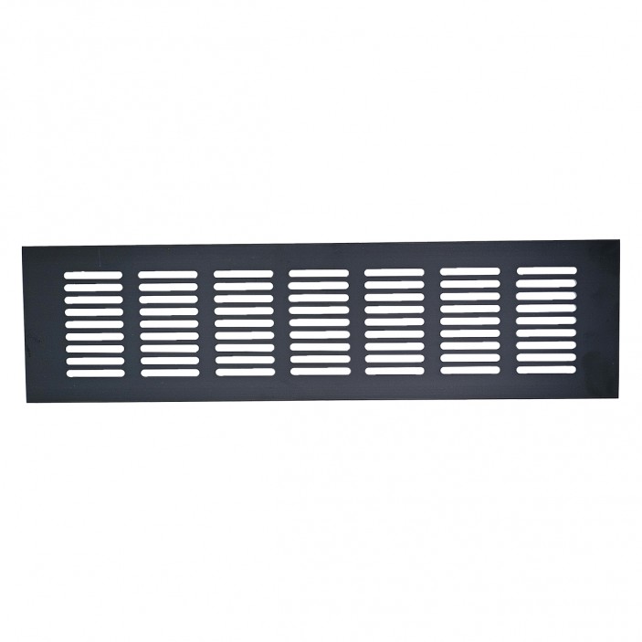 Aluminium vent grille 80mm. - Black 30L.600.25-30-45-50-60.26 - 30. Interior door accessories Aluminium vent grille 80mm. - Black 30. Interior door accessories