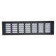 Aluminium vent grille 80mm. - Black 30L.600.25-30-45-50-60.26 - 30. Interior door accessories Aluminium vent grille 80mm. - Black 30. Interior door accessories