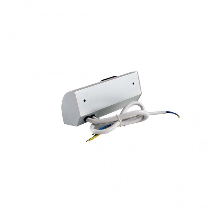 Разклонител ъглов с 2xSCHUKO, мат хром контакт с usb