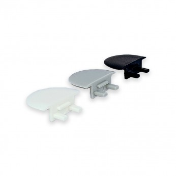 End cap for INLINE MINI XL profile Furniture LED lighting