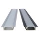 Aluminium embedded LED light profile - shallow Furniture LED lighting