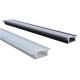 Aluminium embedded LED light profile - shallow Furniture LED lighting