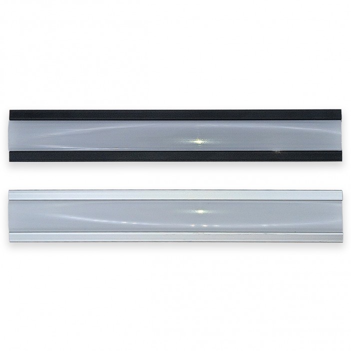 Aluminium embedded LED light profile - shallow Furniture LED lighting