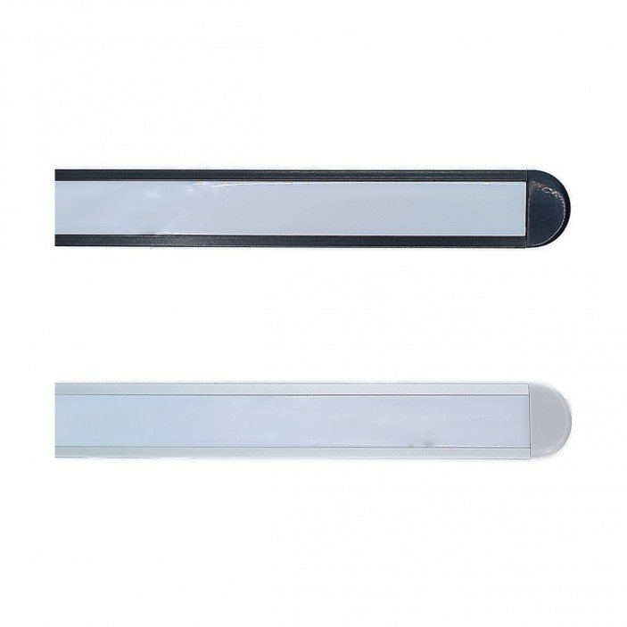Aluminium embedded LED light profile - shallow Furniture LED lighting