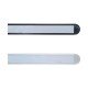 Aluminium embedded LED light profile - shallow Furniture LED lighting