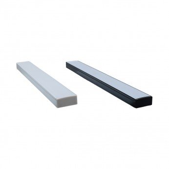 IVENTO Прав алуминиев профил за LED лента 7x17мм, 3м.  Лед осветление за мебели, лед лента за кухня със сензор