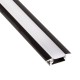 Aluminum buil-in profile INLINE MINI XL, black Furniture LED lighting