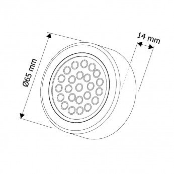 LED лампа OVAL 2W