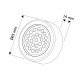 LED лампа OVAL 2W 31. Осветителни тела за мебели