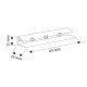 LED - PVC клипс стъклоносач 31L.351-353 - Осветителни тела за мебели LED - PVC клипс стъклоносач Осветителни тела за мебели