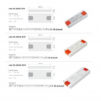 Безжичен PIR комплект за гардероби DELI Осветителни тела за мебели