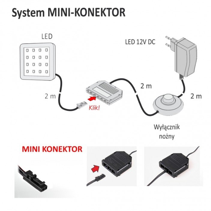 Разклонител с 3 гнезда с кабел 2м с букса 31. Осветителни тела за мебели