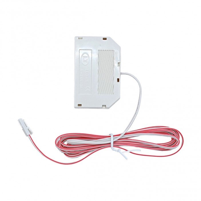 Разклонител с 6 гнезда с кабел 2м,  2x0.22 mm и мини конектор 31. Осветителни тела за мебели