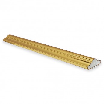 Gold Decorative Profile for Furniture – Elegant with Rounded Shape and Smooth Curves Edge with 3M Tape on the Back 33. PVC and MDF Mouldings