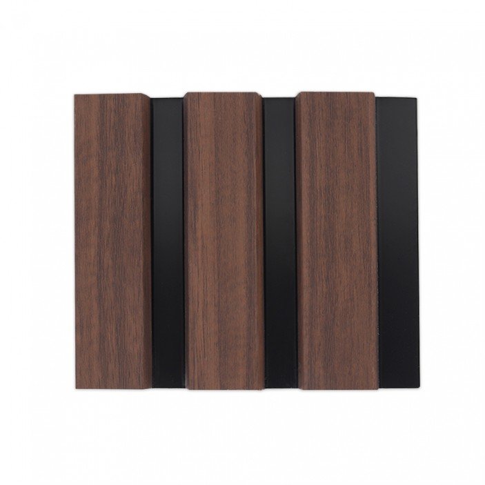 Стенен панел Dark Walnut Matte- Black 33L.400.05 - 33. ПВЦ и МДФ Профили Стенен панел Dark Walnut Matte- Black 33. ПВЦ и МДФ Профили