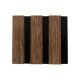Стенен панел Dark Walnut- Black 33. ПВЦ и МДФ Профили
