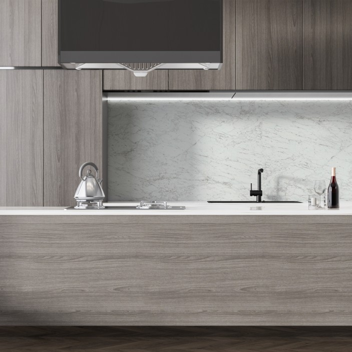 Кухненски гръб, бял мрамор, 502 M 34. Плотове и гърбове