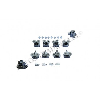 Sliding door mechanism for shower cabin Sliding door mechanism for shower cabin