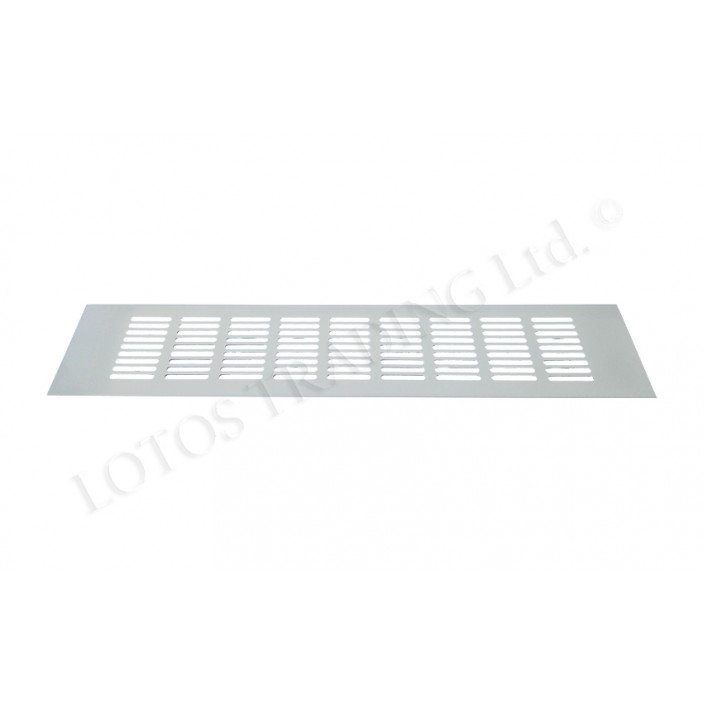 Aluminium vent grille 80mm. - White Interior door accessories