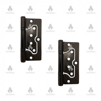 Interior door hinge, 2mm and 2.5mm, Black Interior door accessories