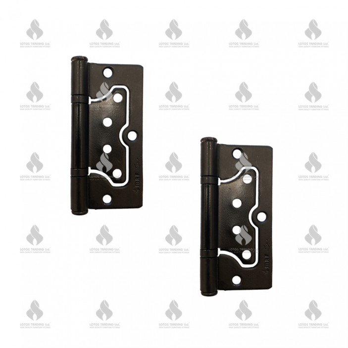 Interior door hinge, 2mm and 2.5mm, Black Interior door accessories