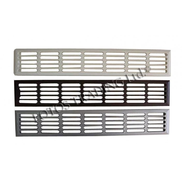 Plastic vent grille 80x475mm. 30L.635.01-10 - Interior door accessories Plastic vent grille 80x475mm. Interior door accessories