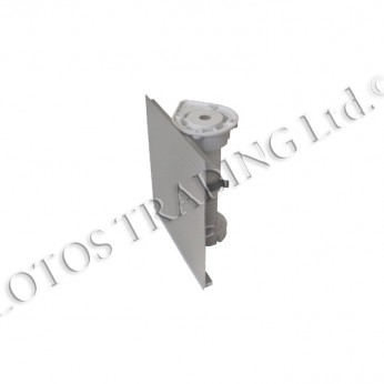 Алуминиев гладък цокъл H 10/12/15 мат хром Аксесоари за кухня